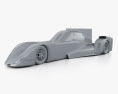 Nissan ZEOD RC 2014 3d model clay render