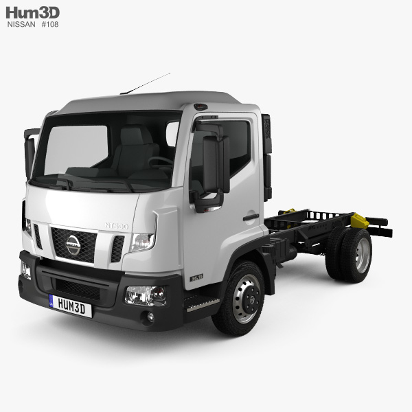 Nissan NT 500 Chassis Truck 2017 3D model