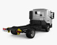 Nissan NT 500 Chassis Truck 2017 3d model back view