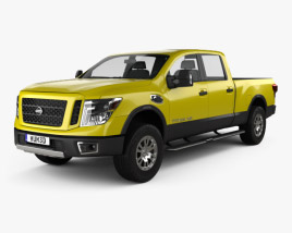 Nissan Titan Crew Cab XD Pro 4X 2019 3D model