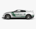 Nissan GT-R (R35) Police Dubai 2016 3d model side view