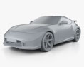 Nissan 370Z Nismo GT Academy 2012 3d model clay render