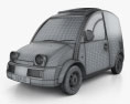 Nissan S-Cargo Canvas Top 1989 3D модель wire render