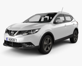 Nissan Qashqai 2019 Modello 3D