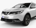 Nissan Qashqai 2019 3D-Modell