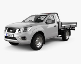 Nissan Navara Cab Alloy Tray 2018 3D model