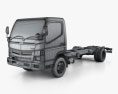 Nissan Atlas Chassis Truck 2017 3d model wire render