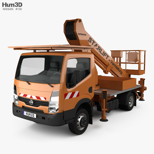 Nissan Cabstar Lift Platform Truck 2011 3D model