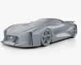 Nissan 2020 Vision Gran Turismo 2014 3d model clay render