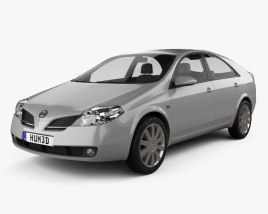 Nissan Primera hatchback 2008 3D model