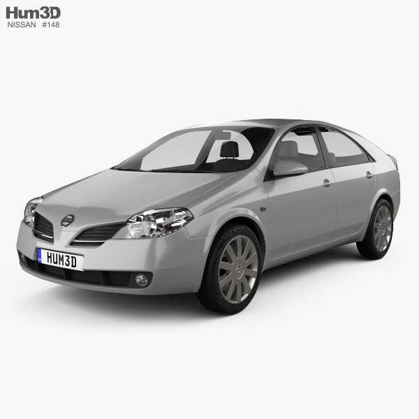 Nissan Primera hatchback 2008 3D model