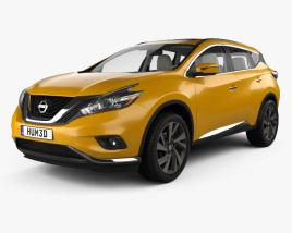 Nissan Murano (Z52) with HQ interior 2019 3D model