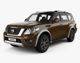 Nissan Armada 2020 3D model