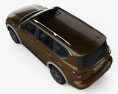Nissan Armada 2020 3D-Modell Draufsicht