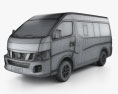 Nissan Urvan (NV350) LWB HR 2020 Modello 3D wire render