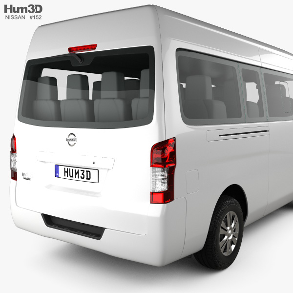  Nissan Urvan (NV350) LWB HR 2020 modelo 3D - Vehículos en Hum3D