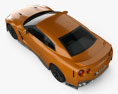 Nissan GT-R 2020 3d model top view