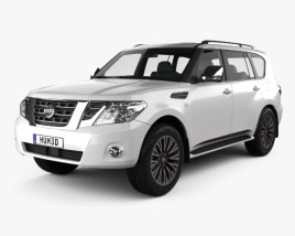 Nissan Patrol (AE) 2017 3D model