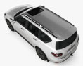 Nissan Patrol (AE) 2017 3d model top view