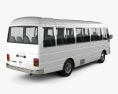 Nissan Civilian SWB bus 1982 3d model back view