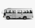 Nissan Civilian SWB Автобус 1982 3D модель side view