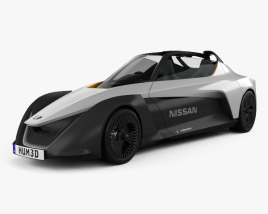 Nissan BladeGlider 2019 3D-Modell