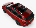 Nissan Pathfinder 2020 3D模型 顶视图