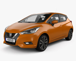 Nissan Micra 2019 3D model