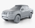 Nissan Navara EnGuard 2018 3d model clay render