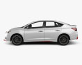 Nissan Sentra Nismo 2019 3D 모델  side view