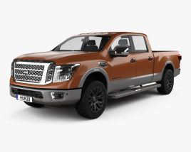 Nissan Titan Crew Cab Platinum Reserve 2020 3D model
