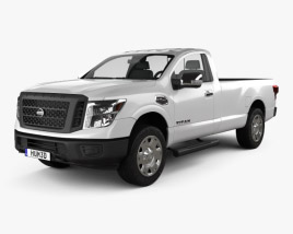 Nissan Titan Cabine Única XD S 2017 Modelo 3d