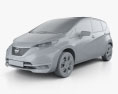 Nissan Note e-Power (JP) 2018 3d model clay render