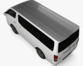 Nissan NV350 Caravan 2016 Modello 3D vista dall'alto
