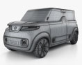 Nissan Teatro for Dayz 2019 3d model wire render