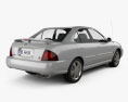 Nissan Sentra SE-R 2006 3d model back view