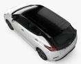 Nissan Leaf 2021 3d model top view