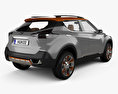 Nissan Kicks Concept with HQ interior 2014 3d model back view
