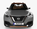Nissan Kicks Concept with HQ interior 2014 3d model front view