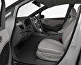Nissan Leaf with HQ interior 2021 3d model seats