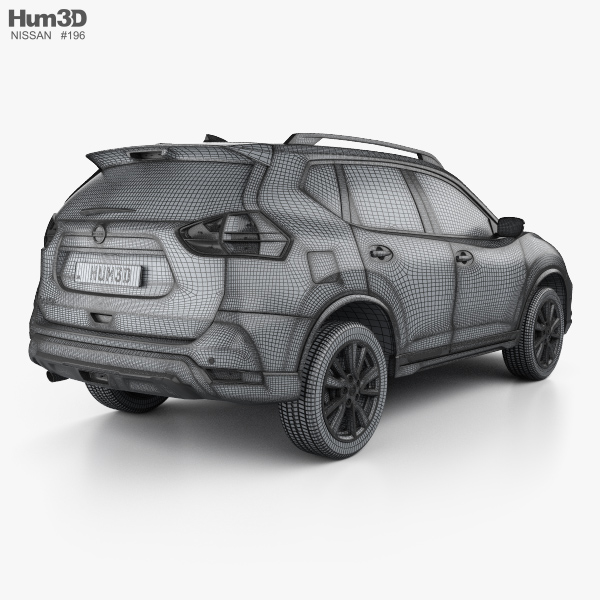 Nissan X Trail 17 3d Model Vehicles On Hum3d