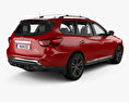 Nissan Pathfinder with HQ interior 2020 3d model back view