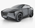 Nissan IMx 2020 3D-Modell wire render