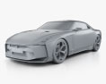 Nissan GT-R50 2019 3d model clay render
