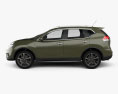 Nissan Rogue with HQ interior 2020 3d model side view