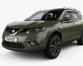 Nissan Rogue with HQ interior 2020 3d model