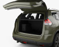 Nissan Rogue mit Innenraum 2017 3D-Modell