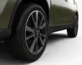 Nissan Rogue mit Innenraum 2017 3D-Modell