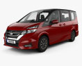 Nissan Serena Highway Star with HQ interior 2020 3d model