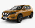 Nissan X-Trail avec Intérieur 2017 Modèle 3d